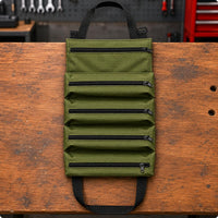 Portable Tool Storage Bag Soft-Sided Tool Roll Organizer Heavy Duty
