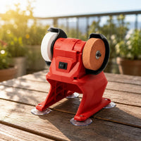 Mini Bench Grinder Cordless Electric Grinder Polisher Sparks Safety Guard