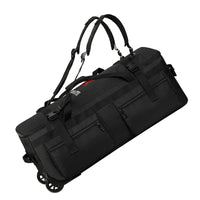 Multiple Carrying Options Rolling Duffel Bag with Backpack Straps Convertible Rolling Duffle Bag Backpack with Wheels Large Capacity Luggage Spacious for Travelers
