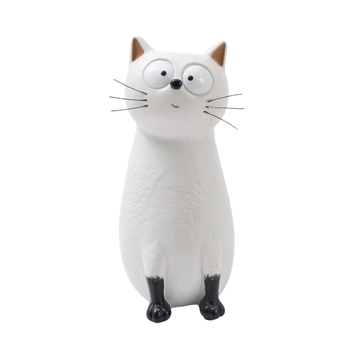 Whimsical Cat Vase Compact Decorative Ornament Playful for Bedside Table