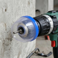 Bowl-Shaped Drill Dust Collector Transparent Drill Dust Cover Easy to Install Tool Accessory for Amateur Renovators, Handymen, Indoor