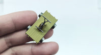 HO 1/87 手工3D 手摇轨道车 火车沙盘模型  静态模型摆设 不能推