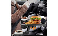 Easy to Install Car Cup Holder Tray Universal Fit Car Food Tray Compact Non-Slip for Parked Breaks
