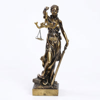 Themis Goddess of Justice Statue, Classical Resin Sculpture