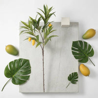 Artificial Mango Branch Tall Authentic with Realistic Leaves