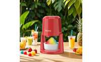 Low-Noise Shaved Ice Maker with Molds Adjustable Countertop Ice Shaver Quiet Snow Cone Maker Stable for Families, Hosts, Kitchen, Home Bar, Snack Snack Counters