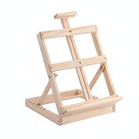 Tabletop Easel Adjustable Wooden Tabletop Easel Compact for Artists, Studio