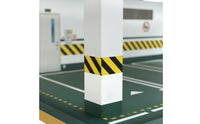 1:24 Scale Parking Garage Dustproof Lighted Parking Garage Display Easy Assembly Lighted Car Model Display Case for Collectors, Collection Room