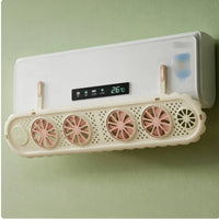 Adjustable Air Conditioner Wind Deflector Light-Colored for Indoor Cooling