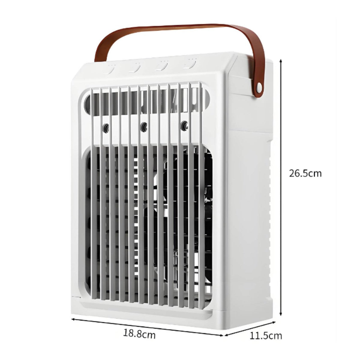 7 Color Night Light Desktop Water Fan 3 Wind Speeds Portable Air Cooler Mini Air Conditioner for Office, Bedroom