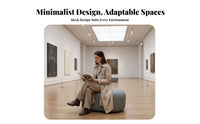 Flowing Ribbon Bench Modern Design Public Furniture Artistic Shape Ergonomic arc for Business Owners, showcase Hall, Lobby