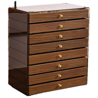 Multi-Layer Drawer Jewelry Organizer with Transparent Design