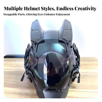 Futuristic illuminated Jaw Guard futuristic fiction Design Costume Accessory Mechanical design features
