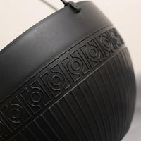 Plant Pots and Hanging Basket for Outdoor Plants, Ribbed Hanging Plant Pot with Chain Home Decor, Chinese Style Plant Pots Indoor