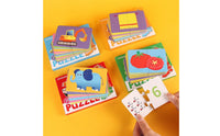 16 Pieces Number Recognition Thick Cardboard Game for 1-3 Year Olds, Toddlers, Preschoolers