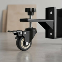 Door Panel Moving Cart Scratch Protection Adjustable Clamp Roller for Carpenters