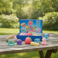 8 Pieces Soft Butter Squishy Translucent Squishy Toy Tactile Press Toy Cute for Children, Teens, Collectors, Desk, Classroom, Party