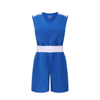 Boxing Training Outfit Contrast Trim Boxing Top and Shorts Elastic Waistband Sportswear Set for Competition