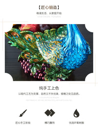 孔雀果盘客厅桌面摆件零食盘干果盘糖果盘收纳盘装饰批发一件代发