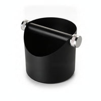 Coffee Knock Box Stainless Steel Knock Box Container Horizontal Knock Bar Espresso Grounds Container Matte Finish Suitable for Barista Office
