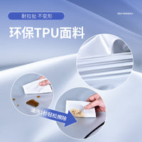 新款TPU免洗吃饭围兜防水防油半身围裙家用厨房做饭护衣围腰定制