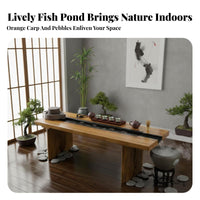 infusion Table with Integrated water display Modern Chinese & design Home Furnishing Circulating Water Feature for Homeowners, Adults, Meditation Space, Gatherings