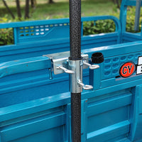 Portable Cold-Rolled Steel Umbrella Stand Clamp for Market Stalls and Tricycles