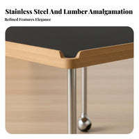Iridescent Pedestal Table Nordic Design Home Furniture Space-Saving for Renters