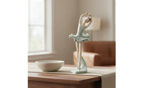 Ballet Dancer Figurine Artistic Style Ballet Girl Sculpture Elegant Design Ballerina Statue for Dancers, Girls, Living Room, Bedroom, Bookshelf