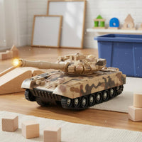 Toy Armored Vehicle Drop-Resistant Push-and-Glide Powered Armored Car Push-and-Glide Powered Toy Encourages Imaginative Play