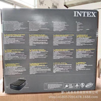 现货 intex 充气床垫双层家用加高自动午休床户外折叠床