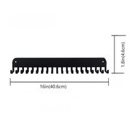 Medal Display Rack Matte Black Medal Display Hanger Slim for Bedroom