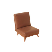 Miniature Sofa Chair Wooden Legs Dollhouse Armchair Low Angled Miniature Couch for Room Decor