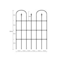 Pointed Arch Plant Trellis Decorative Archway Outdoor Decor Heavy-Duty