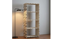 Iron Bookshelf Simple Design Storage Rack Floor Standing Open Shelf for Home Organizing