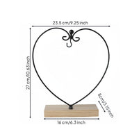Hanging Decor Stand Decorative Wood Base Display Frame Multi-Functional Hanging Display Stand