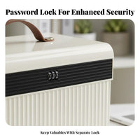 Privacy Protection Portable Safe Box Long-Lasting Body Combination Lock Box Dustproof for Car, Office, Dorm Room
