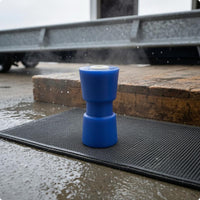 191 Mm Long Boat Haulage Roller Narrowed Center Bottom Haulage Wheel Widened Ends Molded Cylindrical Roller Through-Hole