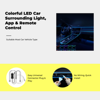 RGB car LED strip, app control