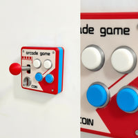 Switch Cover with Joystick Decorative Faceplate Fun for Gamers