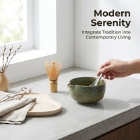 Ceramic Matcha Bowl, Kiln Change Tea Break Bowl