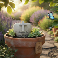 Pet Remembrance Garden Statue Outdoor Use Dog Memorial Headstone