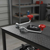 2 Pieces Universal Fit Vehicle Hitch Lifting Device Crank Strong Steel Construction Vehicle Lifting Device Handle for RV