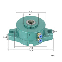 Rapid-Swap Fixture Base Machined Top Machine Tool Part Green Painted