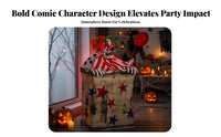 Clown Red Balloon Balloon Operated Bouncing Clown Decoration