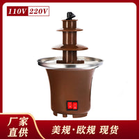 Home Chocolate Fountain Machine with Heating Tower, EU Plug