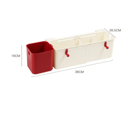 Bed Rail Organizer No Installation Bedside Hanging Organizer for Dorm Room