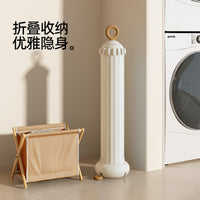 Octopus-Style Foldable Floor Drying Rack, Rotating, Multi-Function