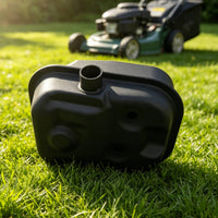 Exhaust Silencer Universal Muffler Rust Resistant Engine Maintenance Hardware Rectangular Housing with Mounting Hole Lightweight for Garden Equipment Suitable for Pruners Brush Pruners Outdoor Work