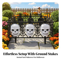 4 Pieces Chilling Halloween Fence